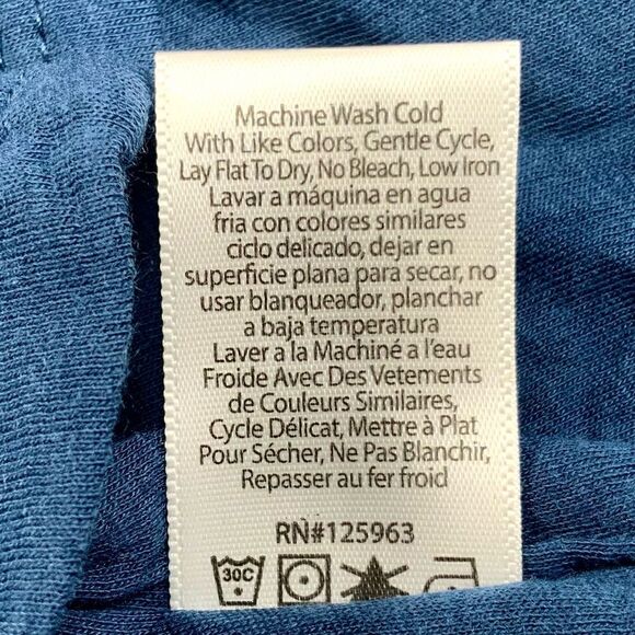 BEYOND THE BUMP BEYOND YOGA MATERNITY NORTHSTAR SHIRT DRESS IN OUTLAW NAVY BLUE - Picture 12 of 14